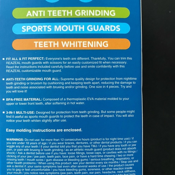 Mouth guard for TMJ overbite pain clenching - Picture 4 of 6